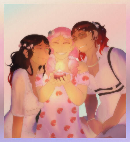 Viridian and Vic belongs to GreenVampBun and TIXIXX on Twitter